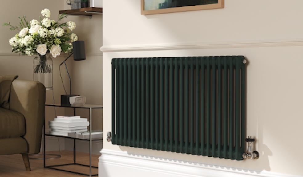 (Reggio Evergreen Horizontal Double Column Traditional Radiator) (Reggio Evergreen Horizontal Double Column Traditional Radiator)