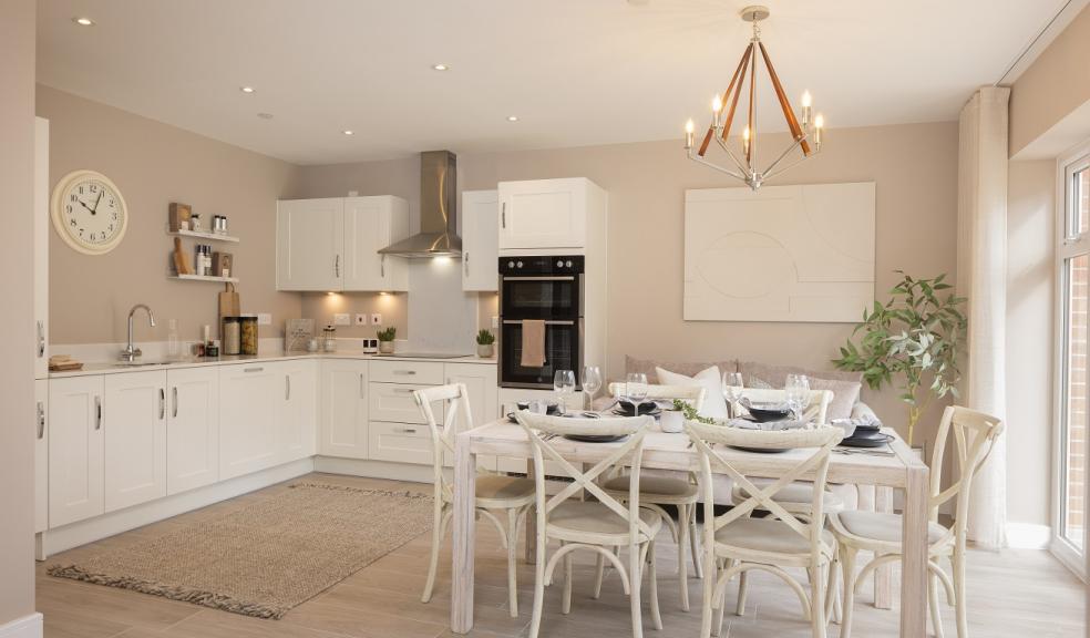 The Parc Jiwbili show home The open plan dining kitchen