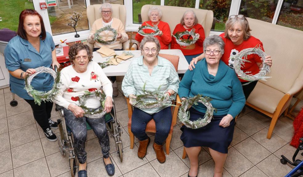 WADE Day Care centre wreath making 