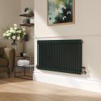 (Reggio Evergreen Horizontal Double Column Traditional Radiator) (Reggio Evergreen Horizontal Double Column Traditional Radiator)