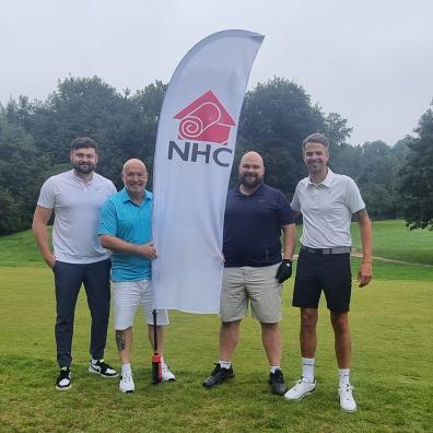 : from L to R is Josh Freedman - Director of New Homes Carpeting, Russell Freedman – Managing Director of New Homes Carpeting, Josh Howell – Senior Quantity Surveyor for Dandara South East, David Garrett – Managing Director for Dandara South East. 