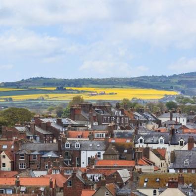 Town of Whitby, North Yorkshire, UK.